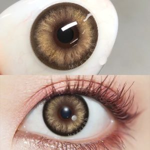 Coloredeye Pearlescent Brown Prescription Colored Contact Lenses