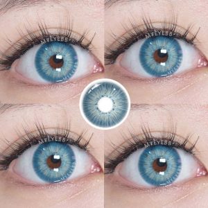 Coloredeye New York III Blue Prescription Colored Contact Lenses