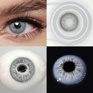 Coloredeye Unspoken Mirage Grey Prescription Colored Contact Lenses