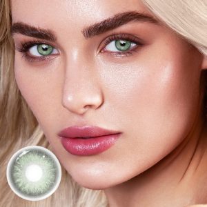 Coloredeye Rime Green Prescription Colored Contact Lenses