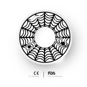 Coloredeye Spider Web White Cosplay Colored Contact Lenses