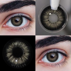 Coloredeye New York III Black Prescription Men Colored Contact Lenses