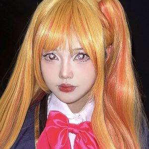 Coloredeye Blind Ai Hoshino Red Cosplay Colored Contact Lenses