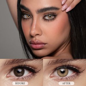 Coloredeye Iceberg Brown Prescription Colored Contact Lenses