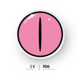 Coloredeye Blind Kamado Nezuko Rose Cosplay Colored Contact Lenses