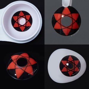 Coloredeye Sasuke Mangekyou Sharingan Narut Cosplay Colored Contact Lenses