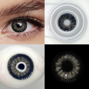 Coloredeye New York III Black Prescription Colored Contact Lenses