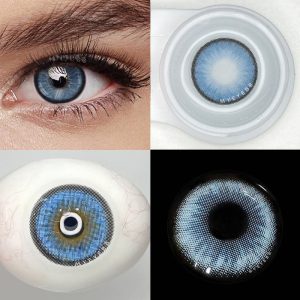 Coloredeye Norko Blue Prescription Men Colored Contact Lenses