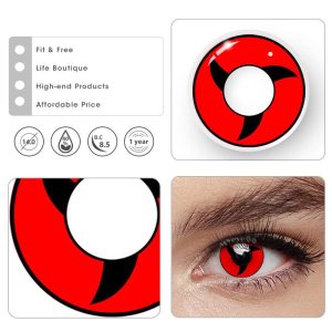 Coloredeye Sharingan Cosplay Colored Contact Lenses