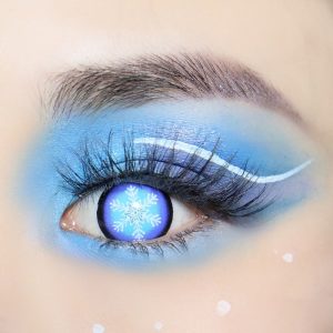 Coloredeye Blind Snowflake Cosplay Colored Contact Lenses