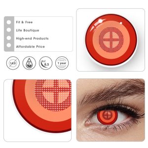 Coloredeye Blind Chainsaw Man Powerd Cosplay Colored Contact Lenses