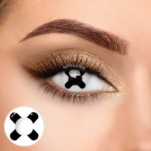 Coloredeye Black Cross Cosplay Colored Contact Lenses
