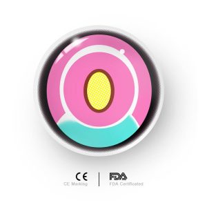 Coloredeye Blind Titan Pink Cosplay Colored Contact Lenses