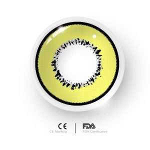 Coloredeye Elements Yellow Prescription Cosplay Colored Contact Lenses