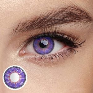 Coloredeye Magic Hour Vika Violet Prescription Colored Contact Lenses