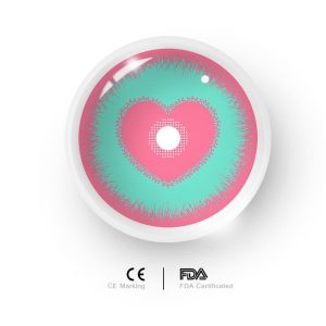 Coloredeye Blind Minecraft Green Pink Prescription Cosplay Colored Contact Lenses
