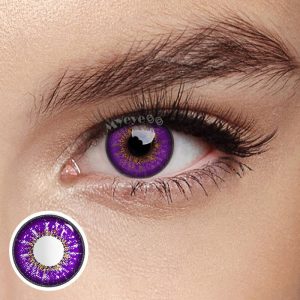 Coloredeye Purple Prescription Cosplay Colored Contact Lenses