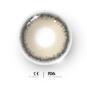 Coloredeye Fox's Eye Brown Prescription Men Colored Contact Lenses