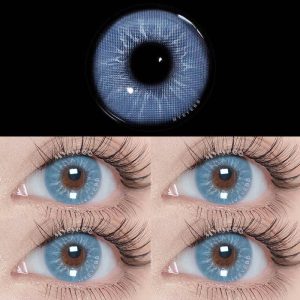 Coloredeye Eros Blue Prescription Colored Contact Lenses