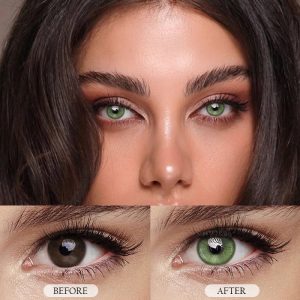 Coloredeye Magic Coral Green Prescription Colored Contact Lenses