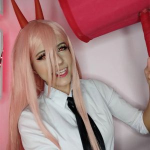 Coloredeye Blind Chainsaw Man Powerd Cosplay Colored Contact Lenses