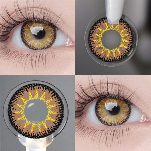 Coloredeye Wild Nature Vika Orange Brown Colored Contact Lenses