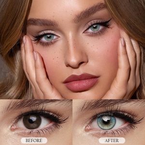 Coloredeye Glint Blue Prescription Colored Contact Lenses