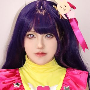 Coloredeye Blind Ruby Hoshino Purple Cosplay Colored Contact Lenses