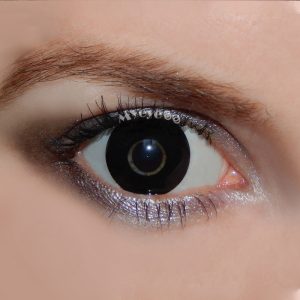 Coloredeye Black Block Prescription Cosplay Colored Contact Lenses