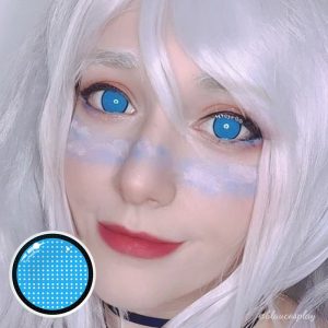 Coloredeye Blind Blue Mesh Cosplay Colored Contact Lenses