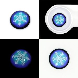 Coloredeye Blind Snowflake Cosplay Colored Contact Lenses