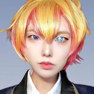 Coloredeye Blind Aqua Hoshino Blue Cosplay Colored Contact Lenses