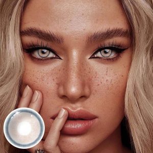 Coloredeye Genshin Moon Grey Prescription Colored Contact Lenses