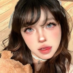 Coloredeye Icy Cosmos Violet Grey Colored Contact Lenses | 1 Month