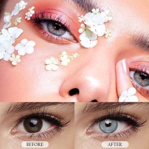 Coloredeye Queen Grey Prescription Colored Contact Lenses