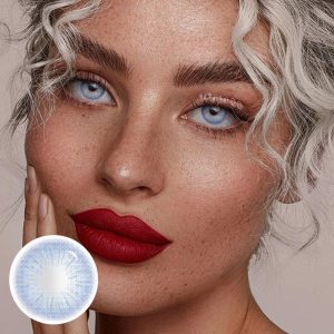 Coloredeye Rome Times Blue Prescription Colored Contact Lenses