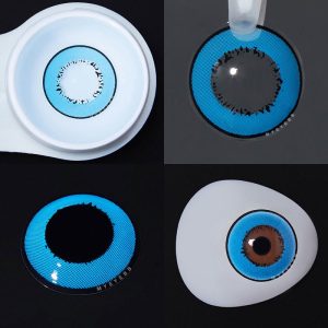 Coloredeye Elements Blue Prescription Cosplay Colored Contact Lenses
