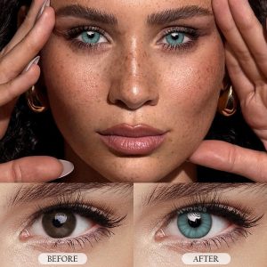 Coloredeye Iceberg Green Prescription Colored Contact Lenses