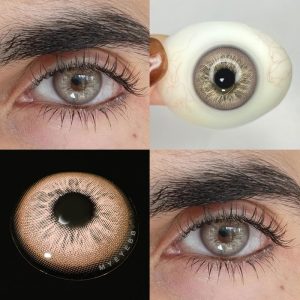 Coloredeye Unspoken Mirage Brown Prescription Men Colored Contact Lenses