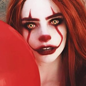 Coloredeye Flame Prescription Cosplay Colored Contact Lenses