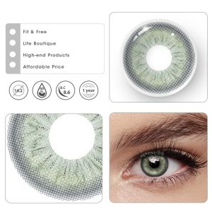 Coloredeye Neo Sunflower Green Prescription Colored Contact Lenses